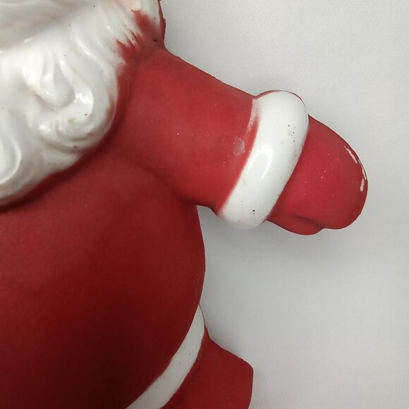 MCM Christmas Luminary Tree Top Wall Plaque Santa-Glo Noma Made In The USA 1950s - Picture 9 of 16